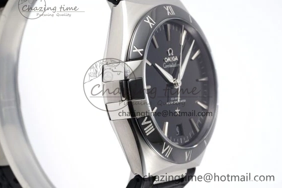 0104 Constellation Black Ceramic SS SBF 1:1 Best Edition Black Dial on Black Gummy Strap A8900 Super Clone TimelessDesign 7798